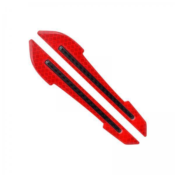 4x2x Rearview Mirror Safety Warning Reflective Sticker 3D Fits for Truck Red