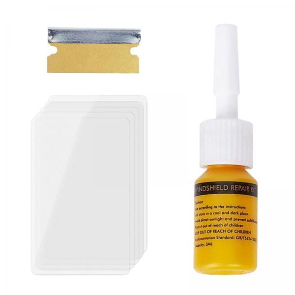 2xCar Window Repair Fluid Scratch Fixing Window Glass Crack Restore Tools