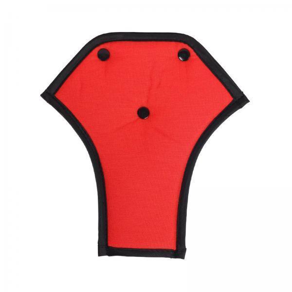 3xCar Seat Belt Adjuster Universal Soft Seat Belt Cover for Children Kids Red
