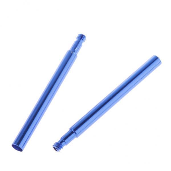 3xRoad Bike Bicycle Presta Valve Extender Extension Adapter Alloy 70mm Blue