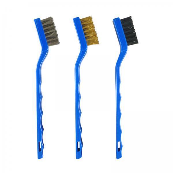 4x3 Pieces Mini Wire Cleaning Brush Set Gadgets Easy Storage for Engine