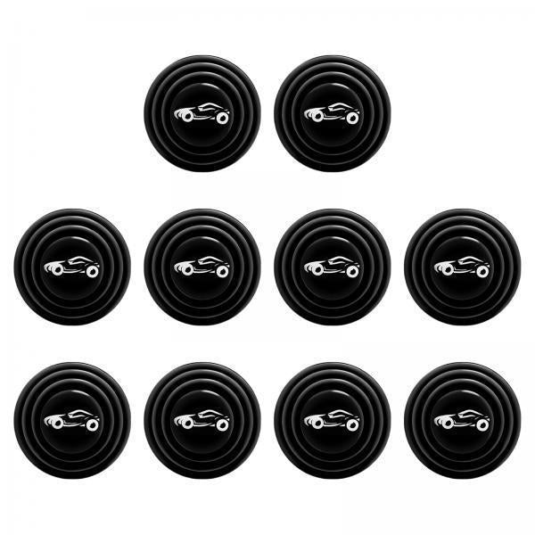 3x10x Car Door Shock Absorber Gaskets Protector for Rvs Trucks Suvs