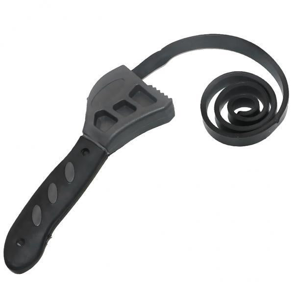 3xMultifunctional Adjustable Car Rubber Strap Oil Filter Wrench Spanner Tool