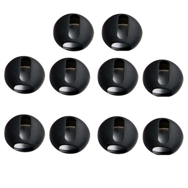 3x 5 Pairs Replacement Earplugs and Earcaps for Apple Bluetooth Headset Black