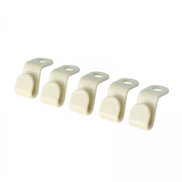 3x5Pcs Clothes Hanger Connector Durable Hanger Clips for Scarves Shirt Jackets green