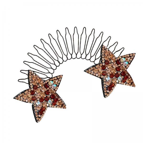 2xHair Clip Comb Hairpins for Girl Durable Hair Styling Tool for Long Hair Yellow