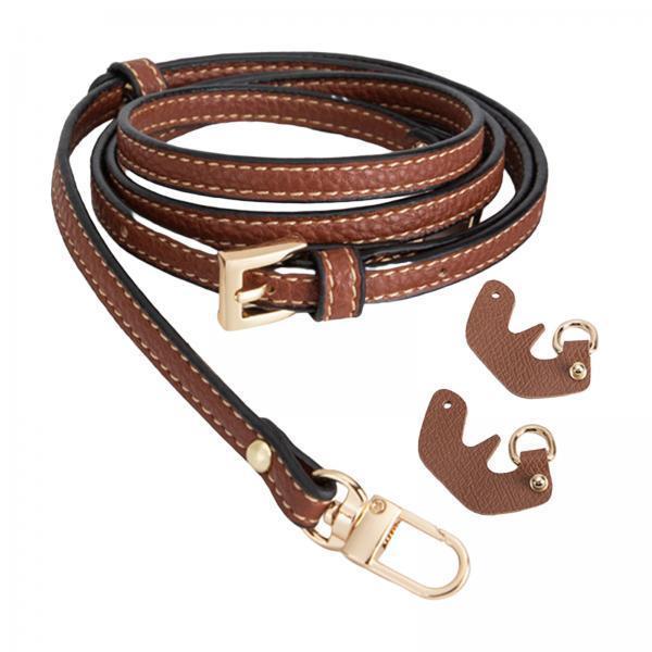 2xPurse Strap for Handbag Durable PU Leather Bag Strap Stylish Crossbody Strap Brown
