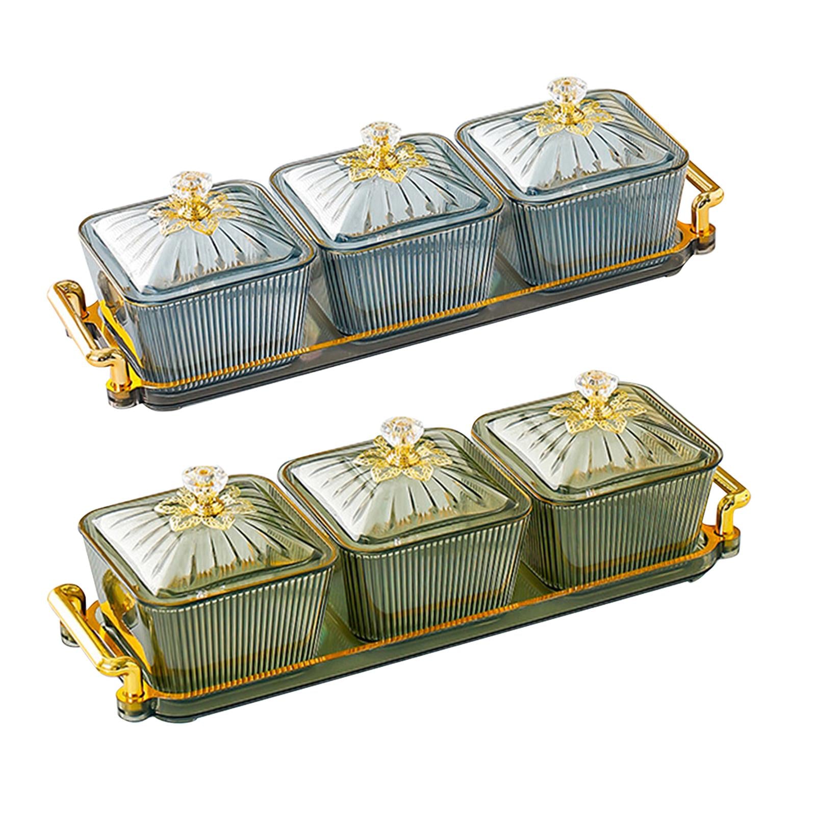 Pp Snack Tray for Dining Room Party Wedding Kitchen Fruit Nuts,Candies