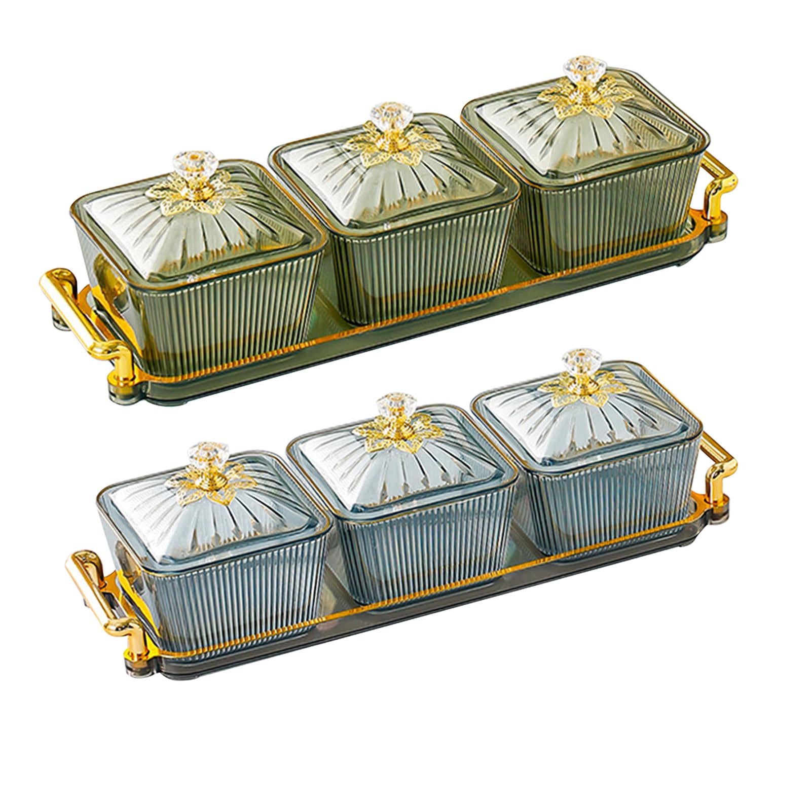 Pp Snack Tray for Dining Room Party Wedding Kitchen Fruit Nuts,Candies