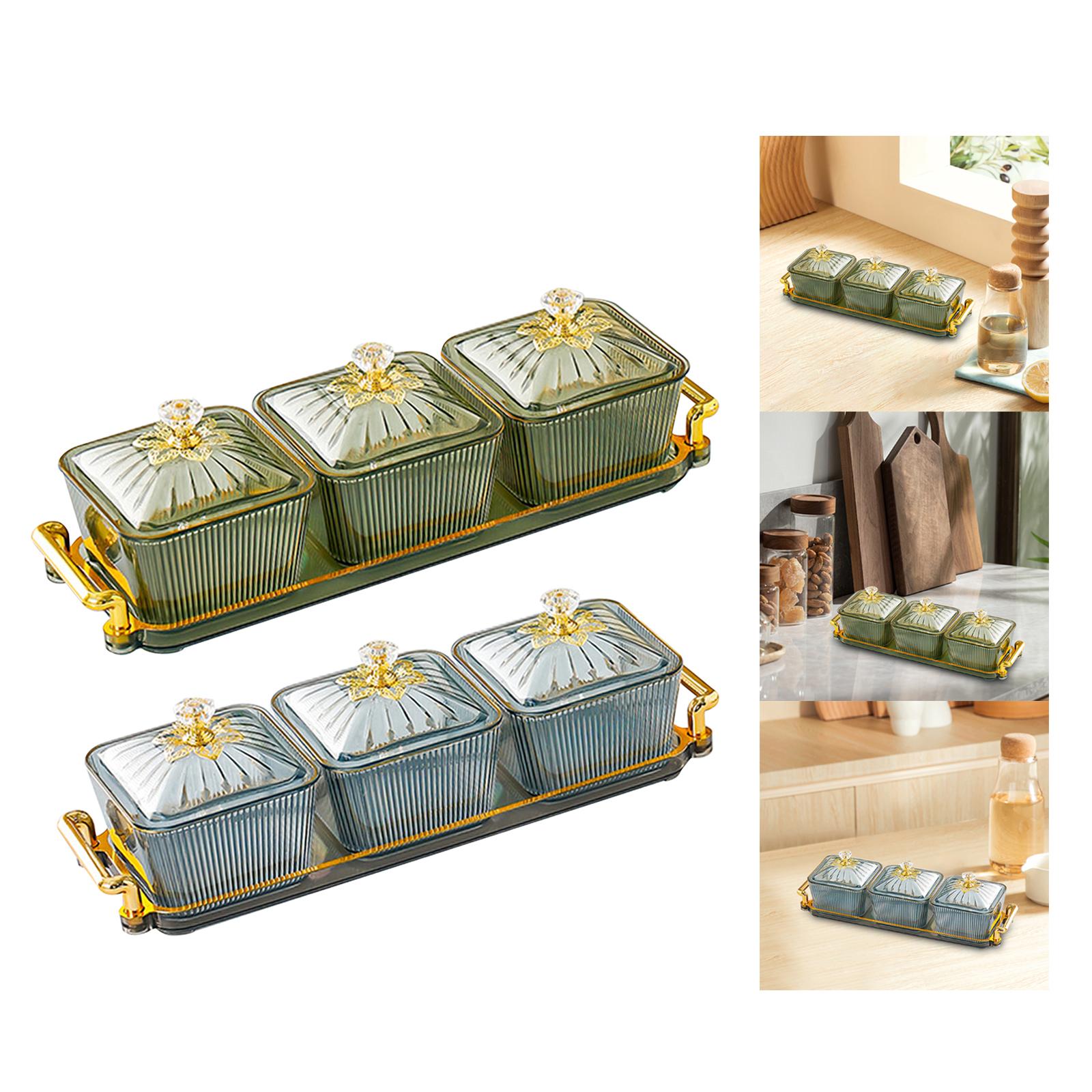 Pp Snack Tray for Dining Room Party Wedding Kitchen Fruit Nuts,Candies