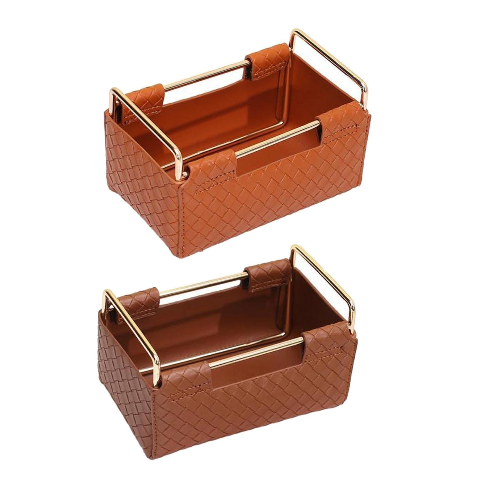 2pcs Storage Baskets Multipurpose Snack Organizer for Living Room