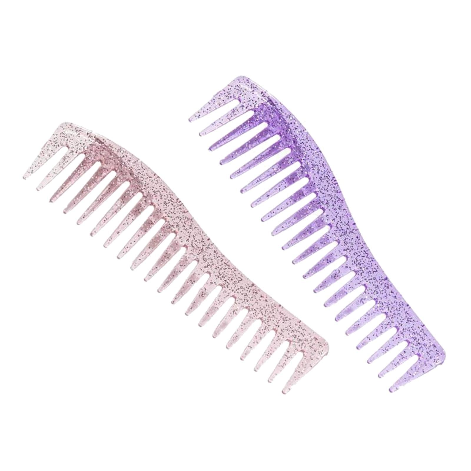2x Wide Tooth Hair Comb,Large Hair Detangling Comb for Combing Hairstyling