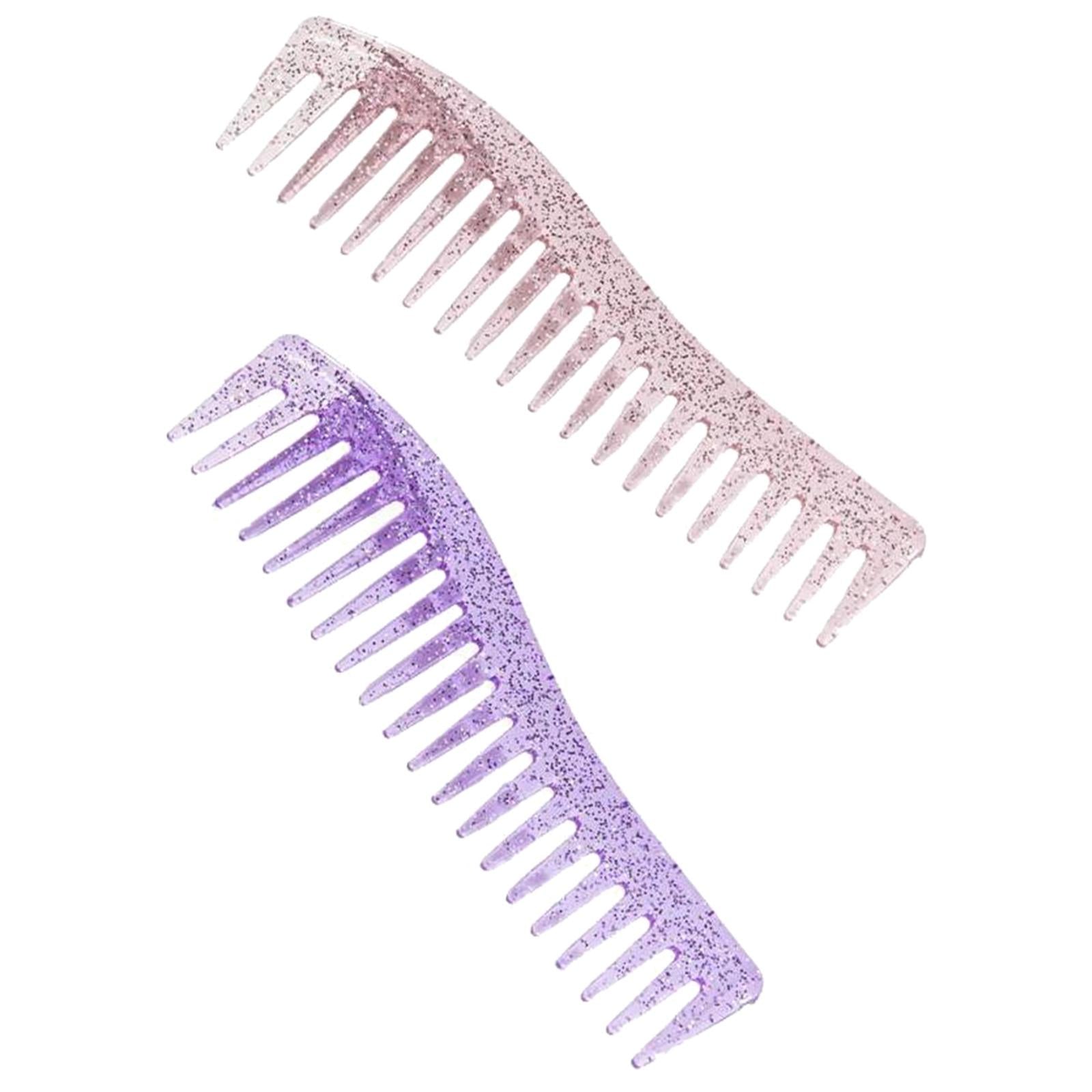 2x Wide Tooth Hair Comb,Large Hair Detangling Comb for Combing Hairstyling