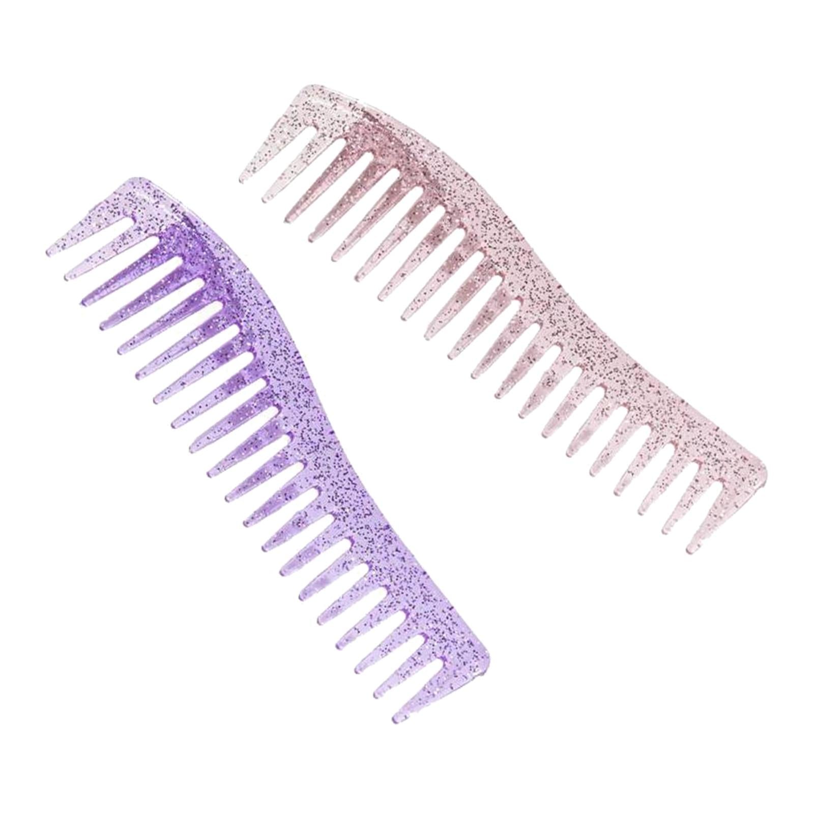 2x Wide Tooth Hair Comb,Large Hair Detangling Comb for Combing Hairstyling