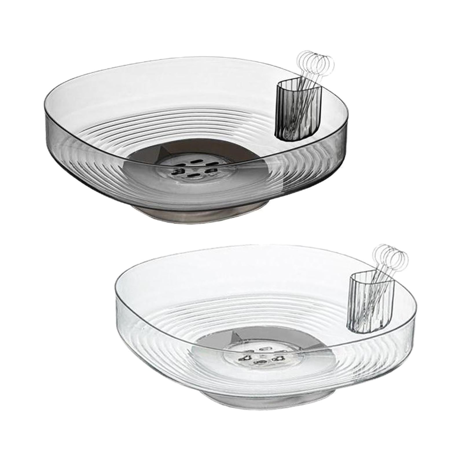2x Fruit Storage Holder Modern Fruit Bowl for Home Decor Kitchen Countertop