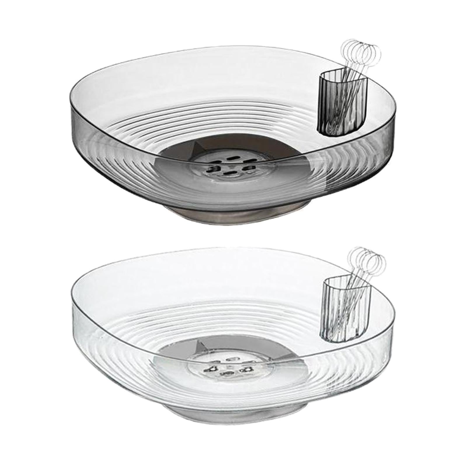 2x Fruit Storage Holder Modern Fruit Bowl for Home Decor Kitchen Countertop