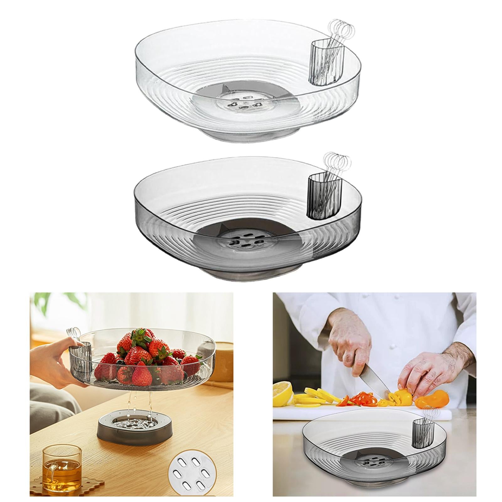 2x Fruit Storage Holder Modern Fruit Bowl for Home Decor Kitchen Countertop