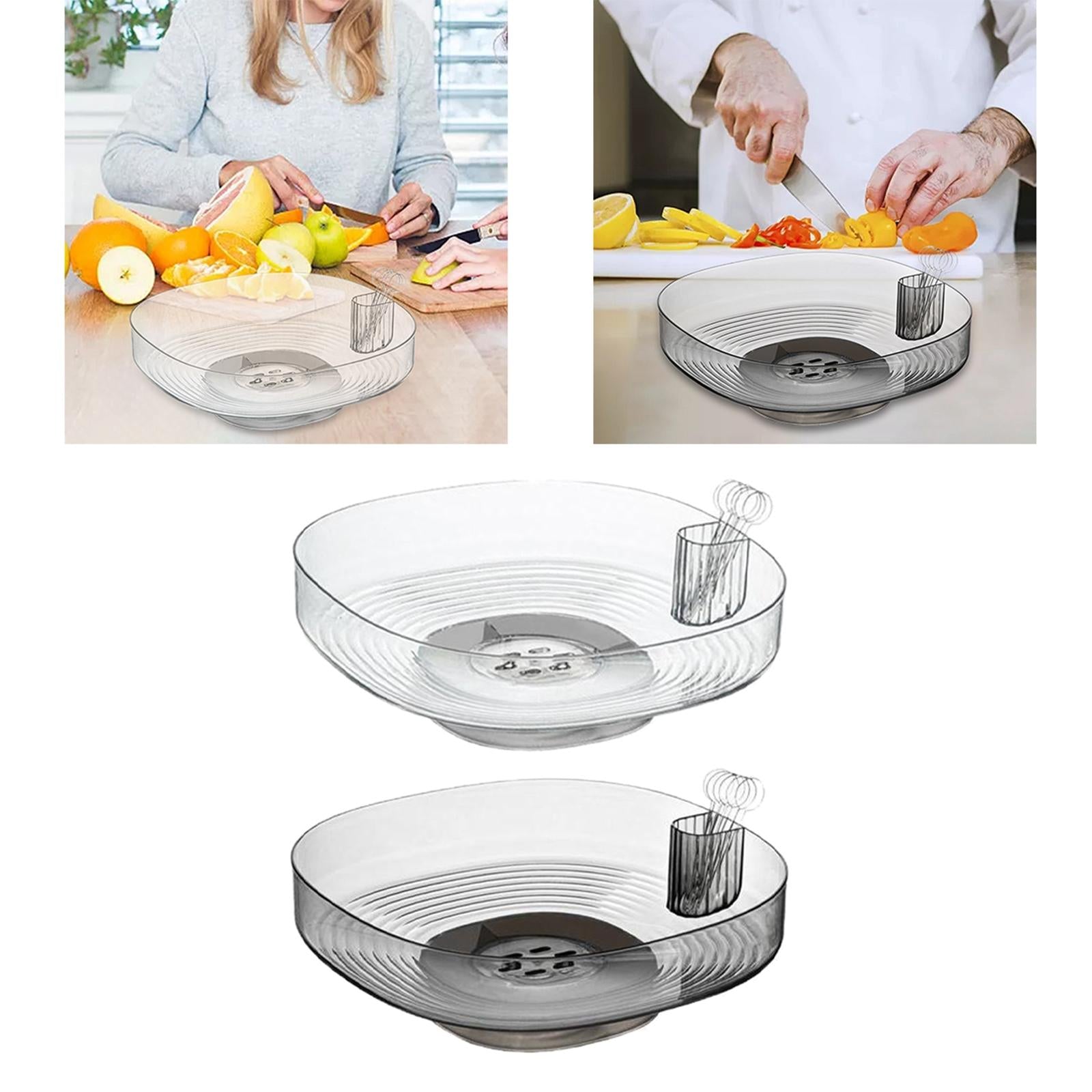2x Fruit Storage Holder Modern Fruit Bowl for Home Decor Kitchen Countertop