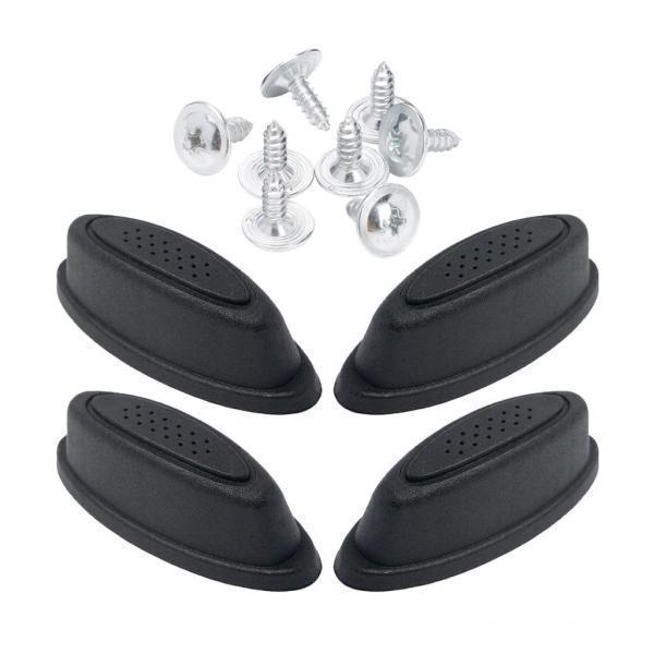2xLuggage Bracket Side Feet Durable Luggage Bottom Stud Stand for All Suitcase
