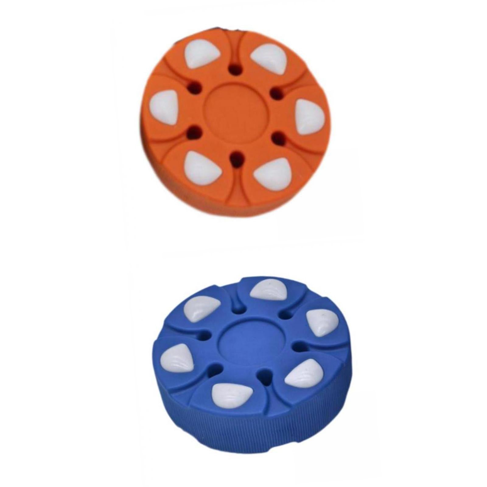 2x Roller Hockey Puck Unique Gift Hockey Ball for Outdoor Sports Activity