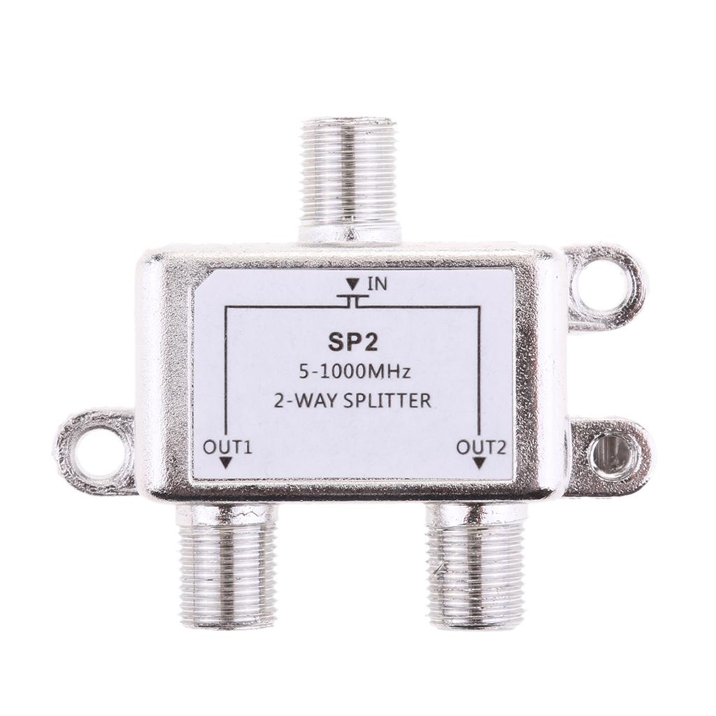 4x2 Way Splitter 5-1000MHz Signal CATV Splitter TV Antenna Coaxial HDTV