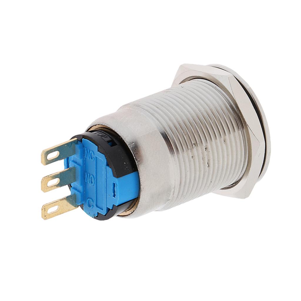 19mm Two Tranches key Rotary Control SPDT Latching Pushbutton Switch
