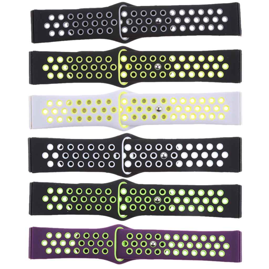 23mm Silicone Bracelet Strap Wrist Watchband For Fitbit Blaze Black/Gray