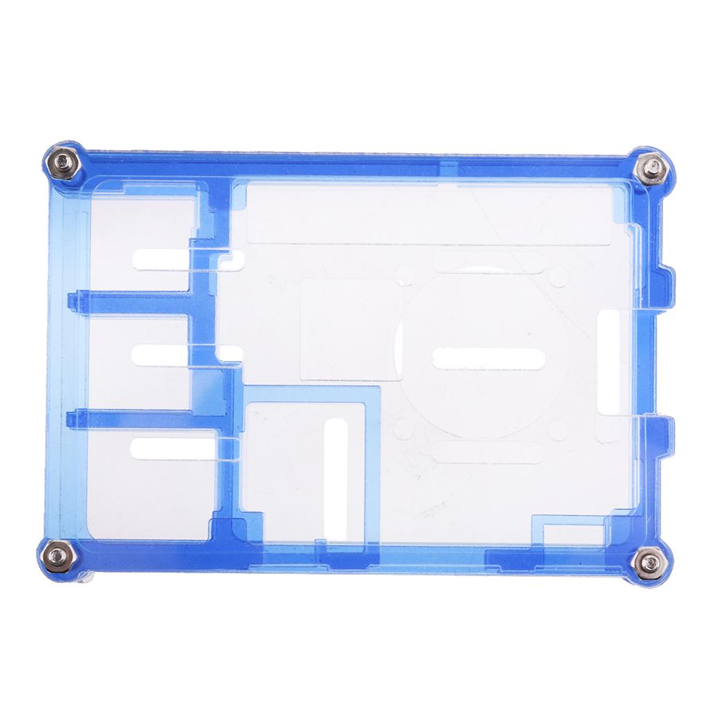 Clear Case Enclosure Box for Raspberry Pi2 PI3 Model B+ Blue