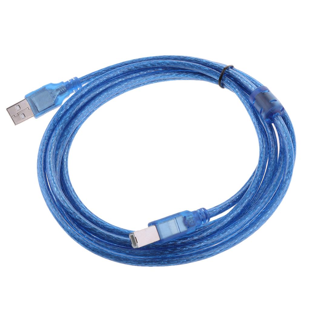 3Meters USB Cable Printer Type A to B Male High Speed 2.0 28AWG Lead Plug