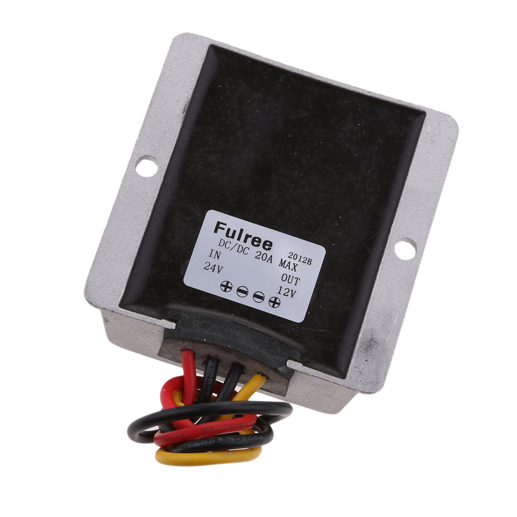 Car DC Converter 24V to 12V 20A Step-Down Buck Regulator Power Supply Module