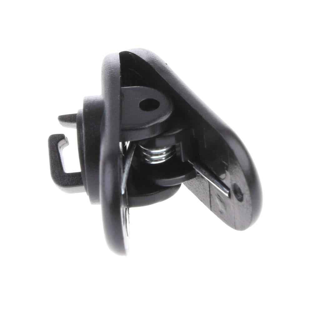 10 Pieces Earphone Headset Collar Durable Cuff Clip Holder Hook Loop Black
