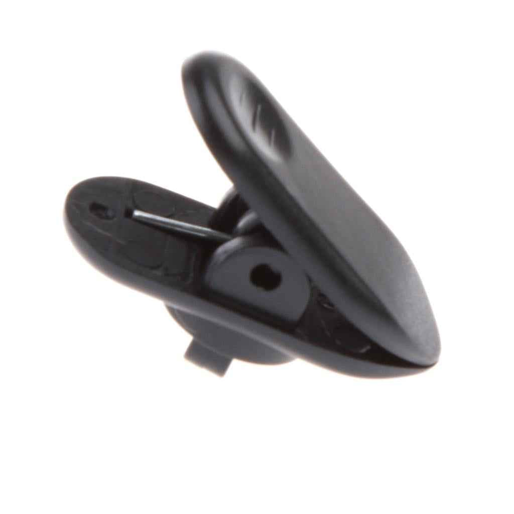 10 Pieces Earphone Headset Collar Durable Cuff Clip Holder Hook Loop Black
