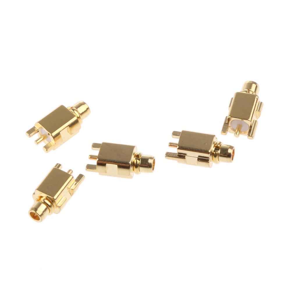 5 Pieces Pure Copper MMCX Male Socket Headset Cord Repair for Shure SE215