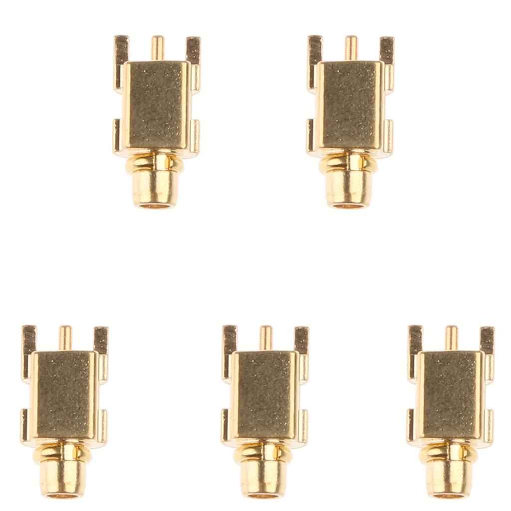 5 Pieces Pure Copper MMCX Male Socket Headset Cord Repair for Shure SE215