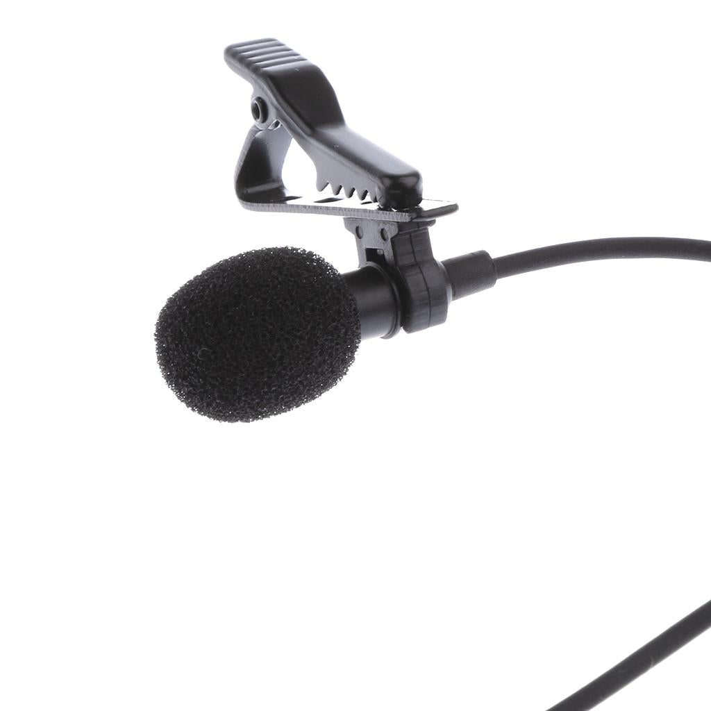 3.5mm Lapel Clip-on Omnidirectional Condenser Microphone with a Connector
