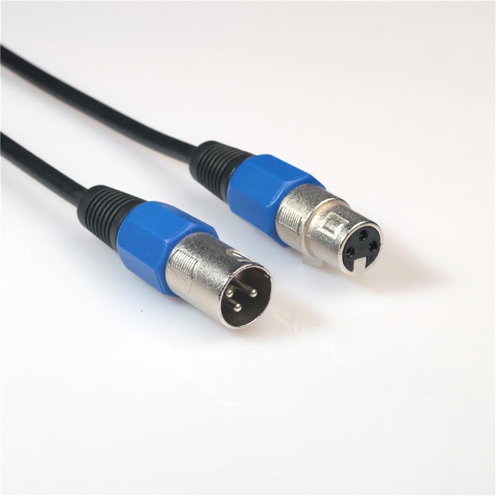 6Ft XLR 3-Pin Male to Female Microphone Audio Mic Shielded Cord Cable Lead