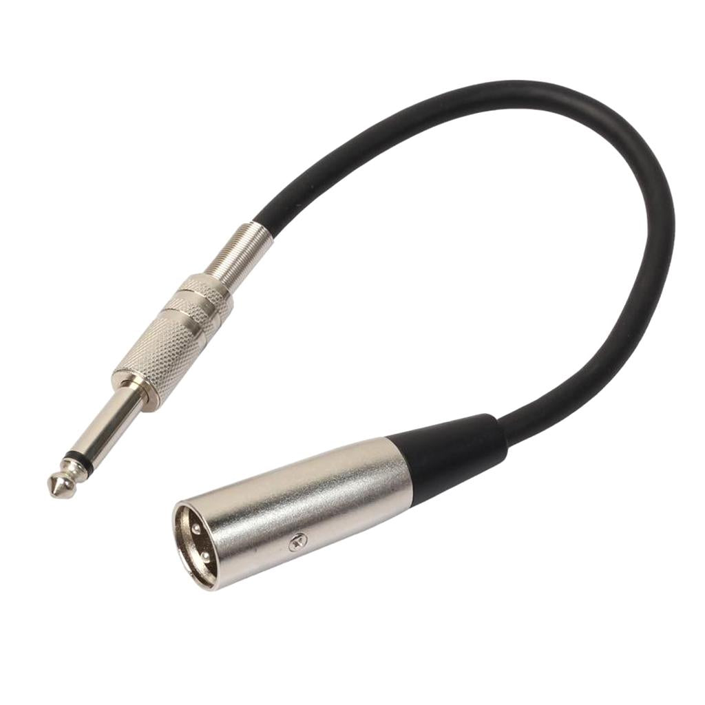 6.35 Stereo Audio Male to 3-pin XLR Male Cord for Musical Instrument Parts