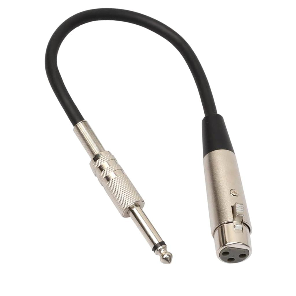 1/4 TRS Audio Male to 3-pin XLR Female Cord for Musical Instrument Parts