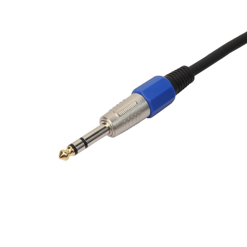 6.35 Stereo Audio Male to 3-pin XLR Female Cord for Musical Instrument Parts