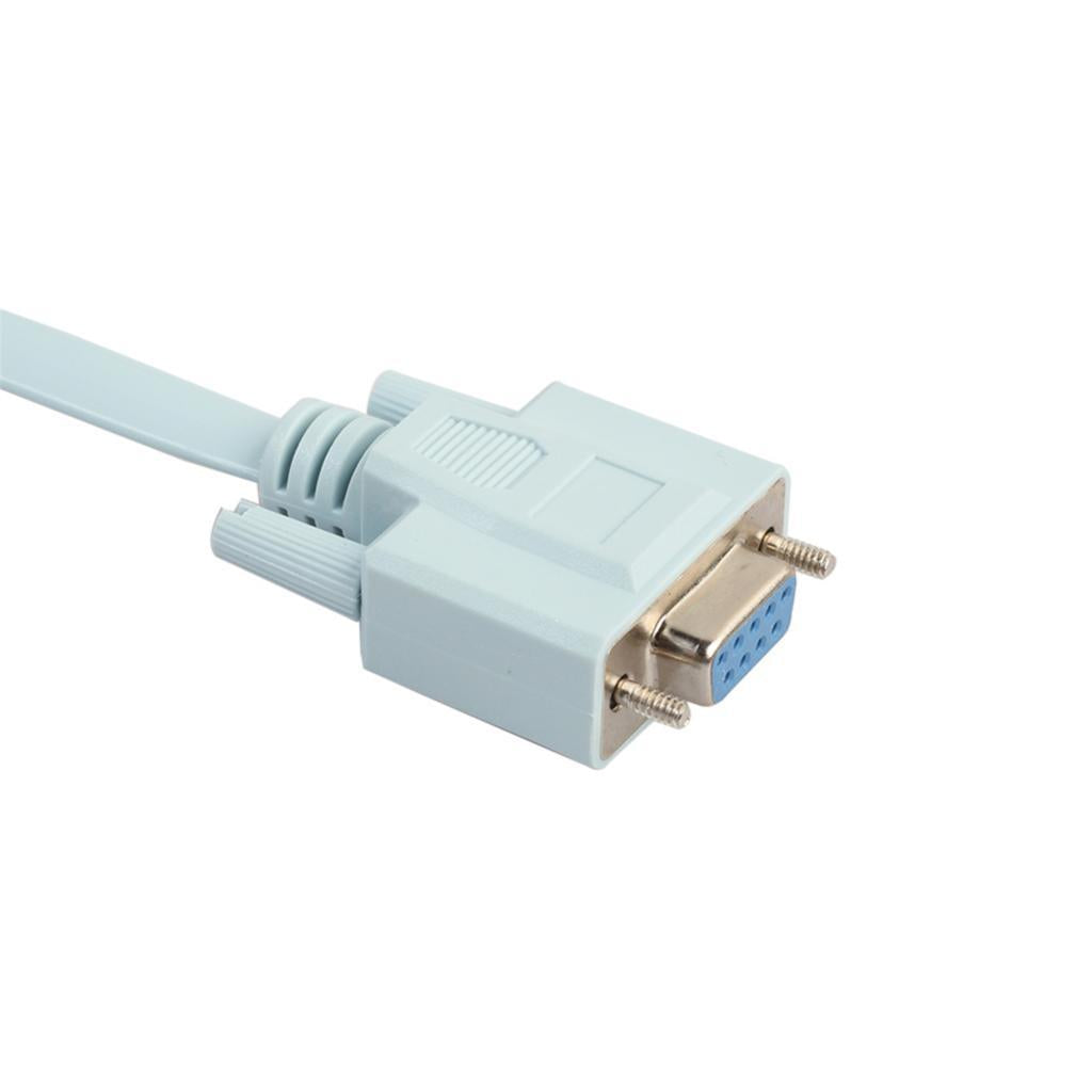 1.5m/5ft for Cisco DB9 Female to Male Console Rollover Cable 72-3383-01