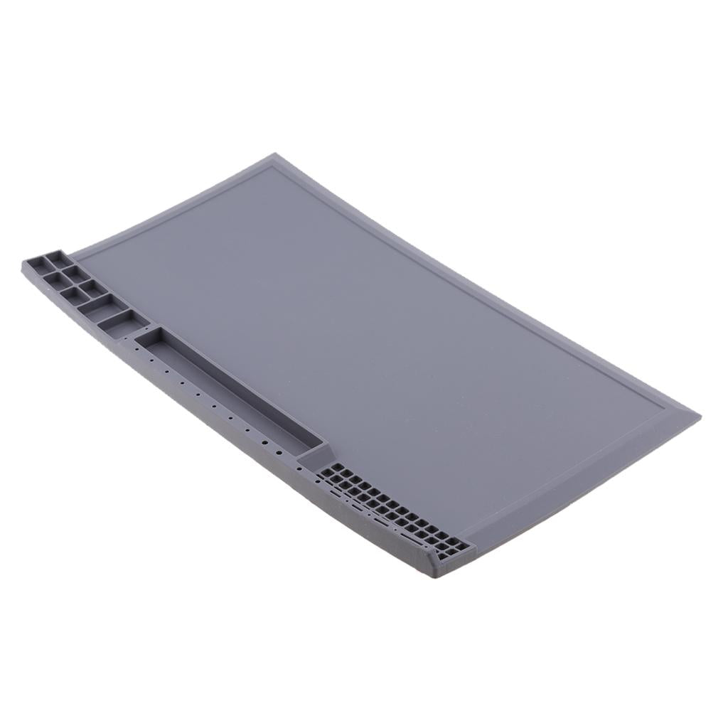Cellphone Repair Mat Magnetic Heat Insulation Silicone Pad Platform Grey