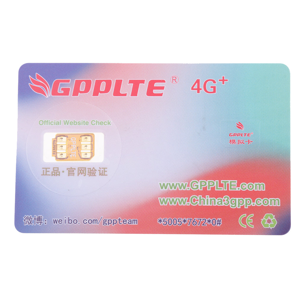 3 X Unlock Turbo Sim Card GPP LTE 4G+Pro 2 for iPhone 8 7 6S 6 Plus +5S 5C 5