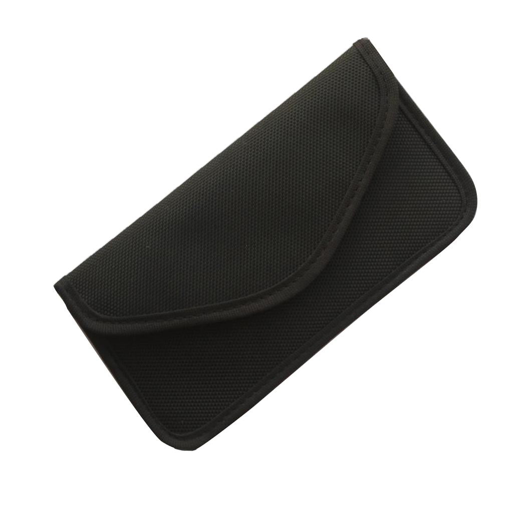 Cell Phone Anti-Tracking Anti-Spying GPS RFID Signal Blocker Pouch Bag Black