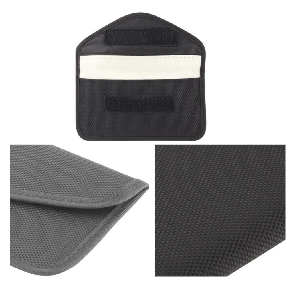 Cell Phone Anti-Tracking Anti-Spying GPS RFID Signal Blocker Pouch Bag Black