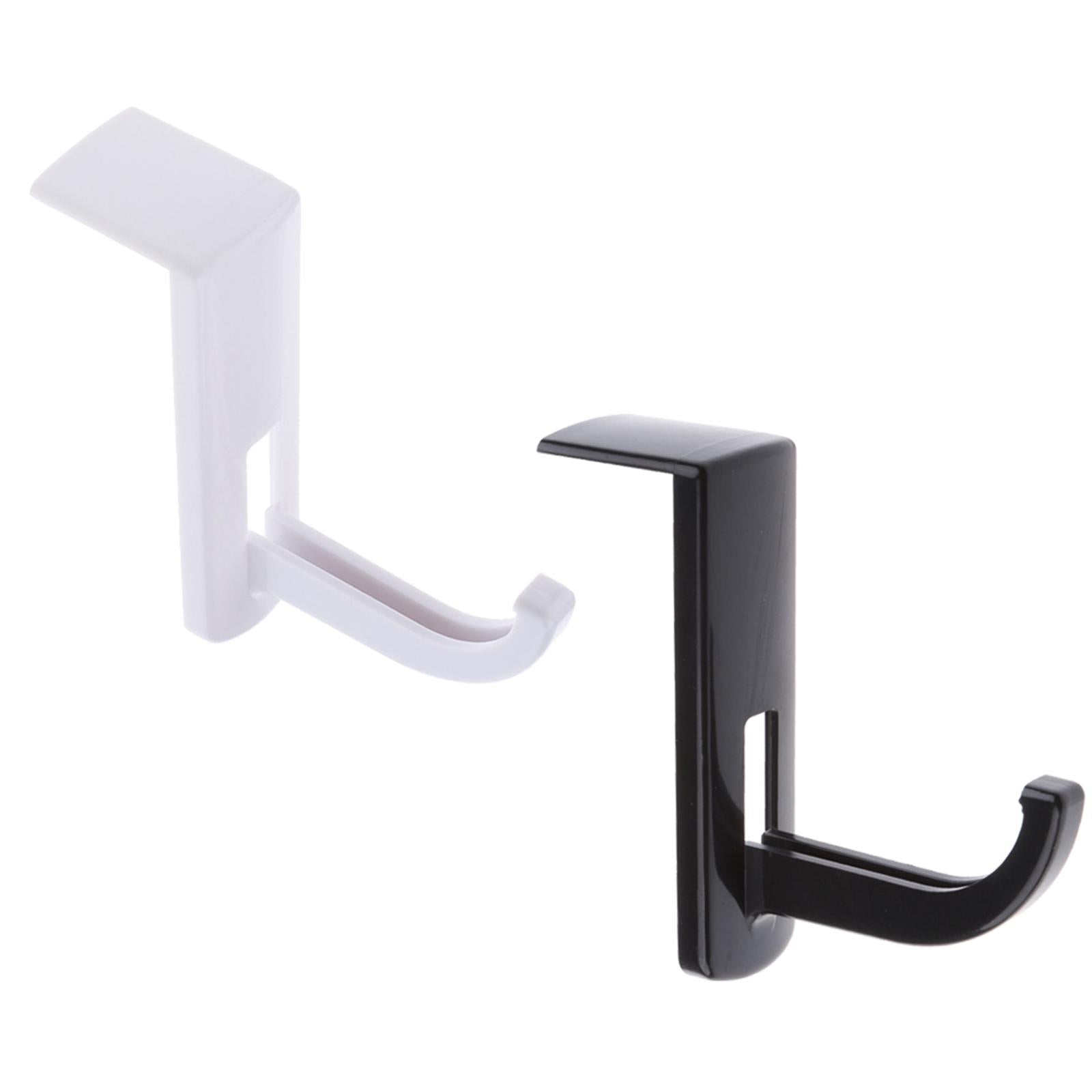 2 Pieces Headphone Headset Hanger Holder Wall PC Monitor Stand Hook Sticky