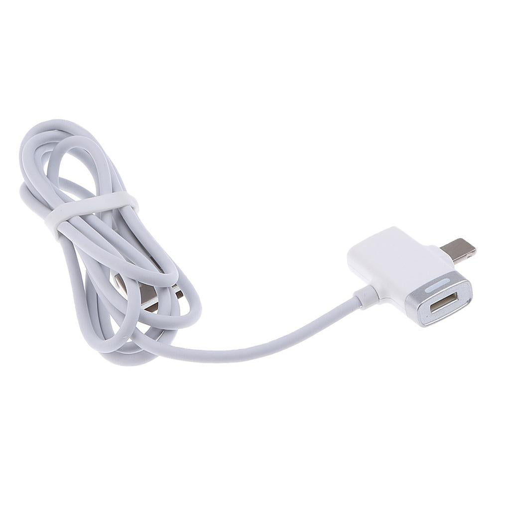 2in1 Cable for iPhone 7/7 Plus Dual Adapter Charging Splitter Audio