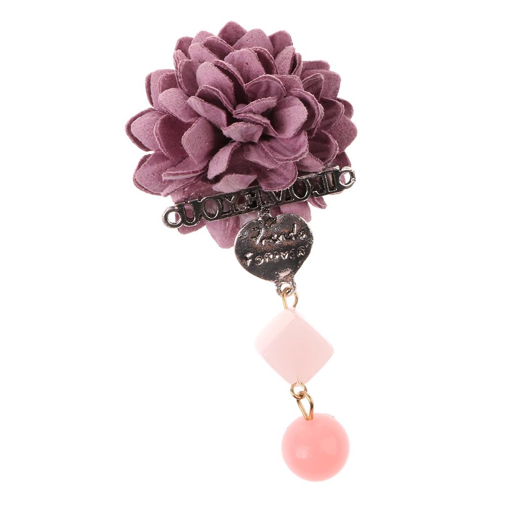 Cell Phone Beauty Decoration DIY Rose Flower Ornament Diamond Pendant Purple