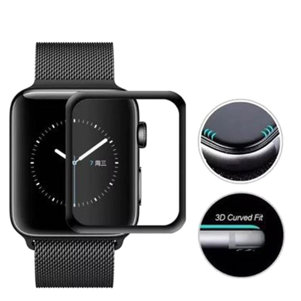 2 X 9H 3D Tempered Glass Screen Protector For iWatch Apple Watch 42MM+38MM
