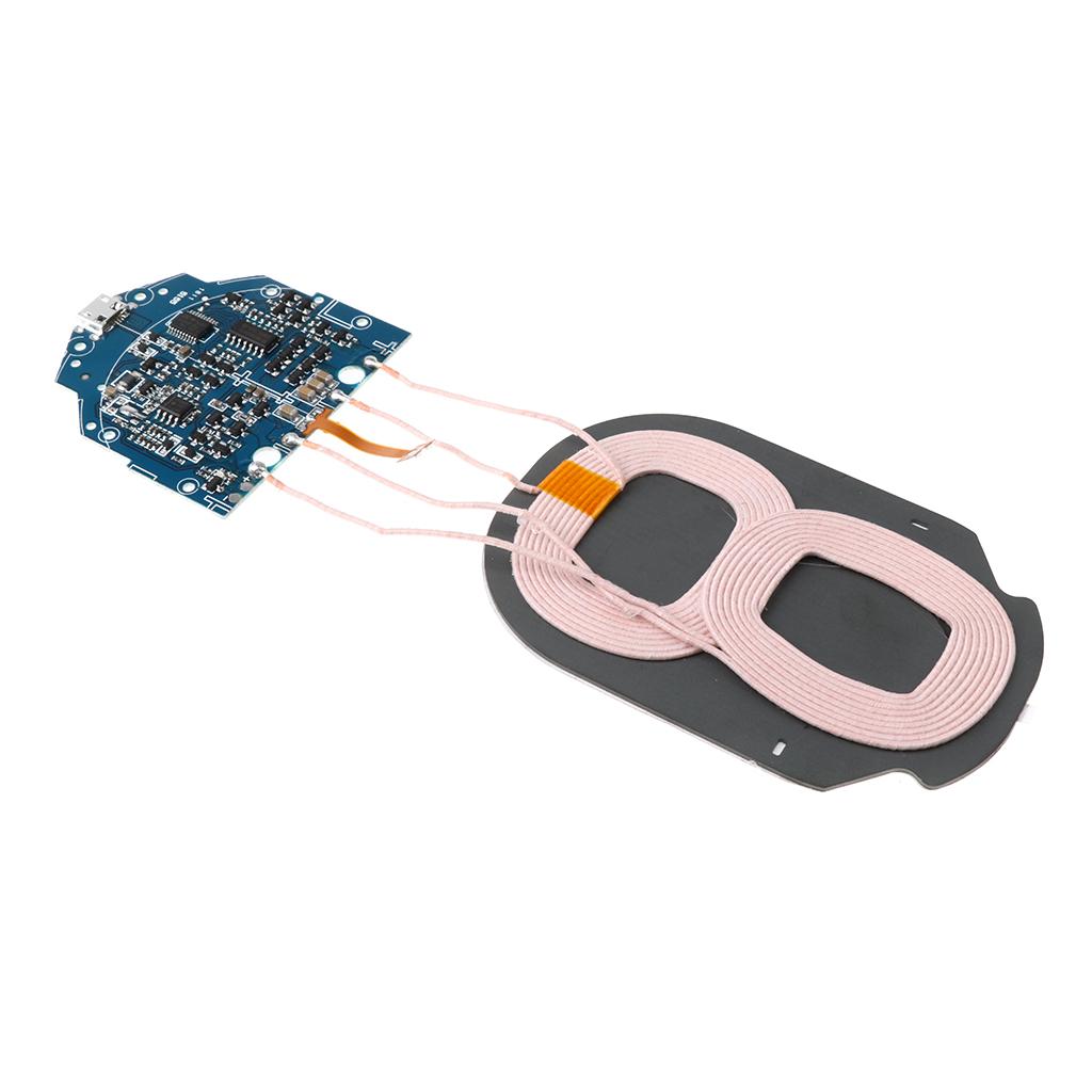 10W Wireless Charger PCBA Circuit Board 2 Coil Wireless Charging Pad DIY