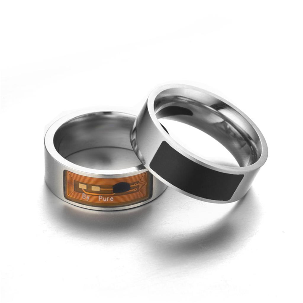 2xNFC Smart Rings Magic Wearable Multifunctional for Android IOS Phones US12